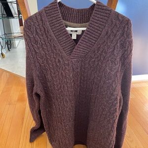 Plum XXL sweater from Men’s Wearhouse